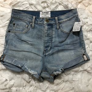 One Teaspoon Free People Denim Shorts Sz 24 NWT